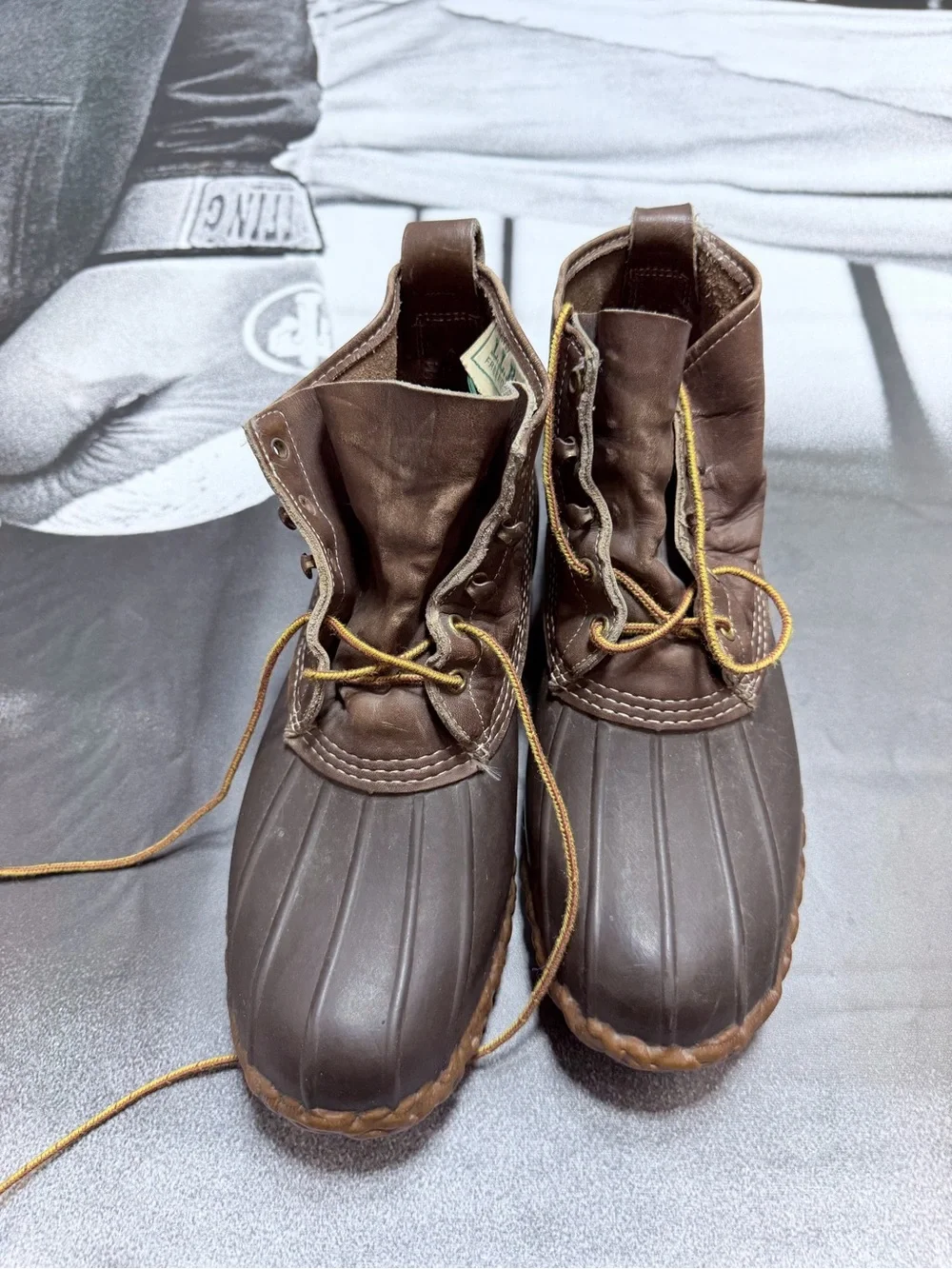 L.L.Bean VNTG made in USA sz 10 W Maine Hunting Duck Shoes